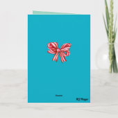 Invitation mignonne pour une fête de Noël (Dos)