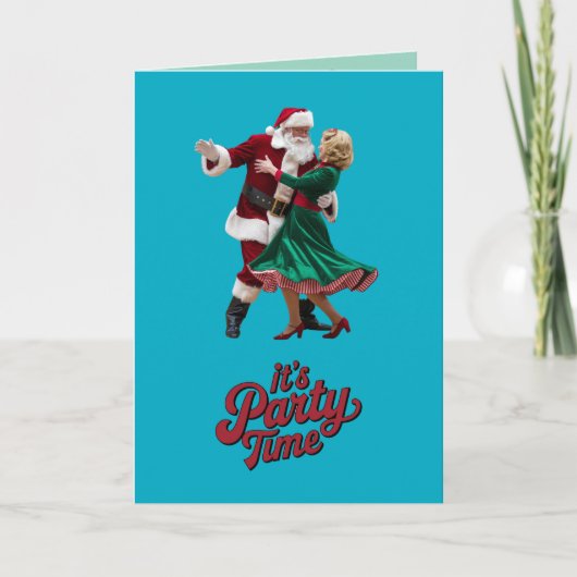 Invitation mignonne pour une fête de Noël (Devant)