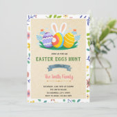 Invitation mignonne pour une fête de Pâques (Debout devant)