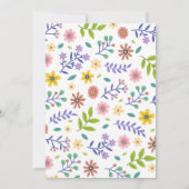 Invitation mignonne pour une fête de Pâques (Dos)