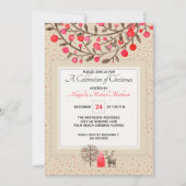 Invitation Mignonne #Reindeer & Berries Tonalité Terre / Coul (Devant)