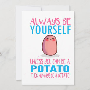 Invitation Mignonne toujours être toi-même à moins que la pom