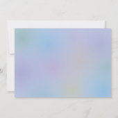 Invitation Mignonne Un lapin est la première photo d'annivers (Dos)