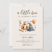 Invitation Mignonne Un Petit Baby shower D'Halloween Boo (Devant)