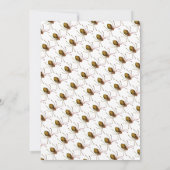 Invitation Mignons gnomes BOO Halloween anniversaire de enfan (Dos)