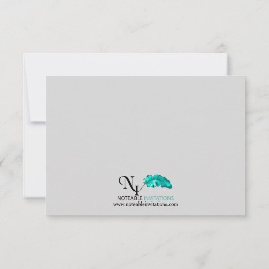 Invitation Mignons mariés gays s'embrassant en gros plan pour (Dos)