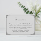 Invitation Mignons mariés s'embrassant en insert de mariage g (Debout devant)