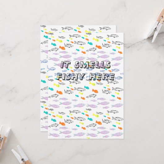 Invitation Mikitiez venus mermaid pêche été (Devant/Arrière en situation)