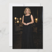 Invitation Milestone birthday photo elegant (Dos)