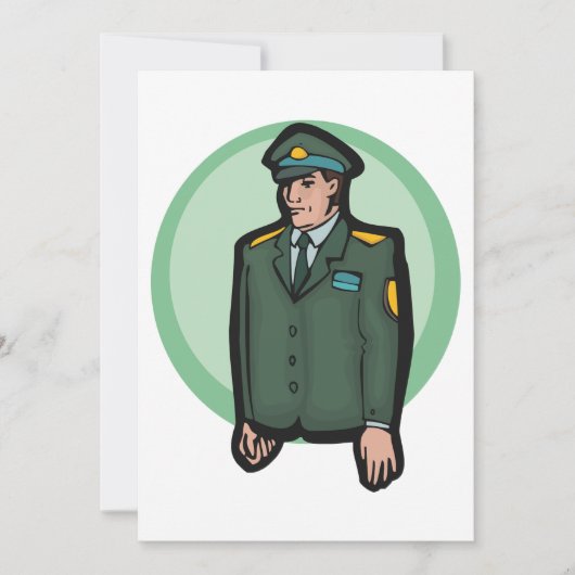 Invitation Militaire (Devant)