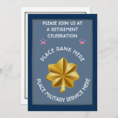 Invitation militaire à la retraite O4 (Devant / Derrière)