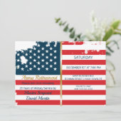 Invitation militaire de drapeau de partie de (Debout devant)