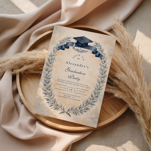 Invitation Military Air Force Graduation Theme