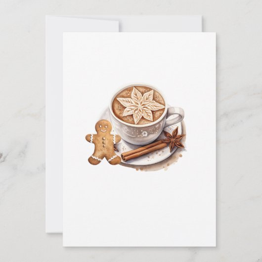 Invitation Milk bottle A Merry Little Baby Shower Gingerbread (Dos)