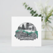 Invitation Milwaukee City Wisconsin USA (Debout devant)