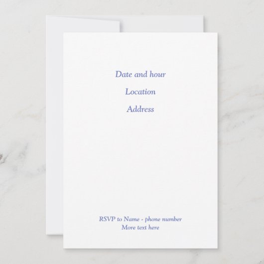 Invitation Mimosa (Dos)