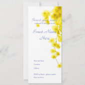 Invitation Mimosa (Devant)