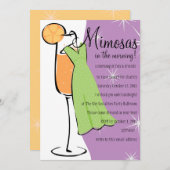 Invitation Mimosas (Devant / Derrière)