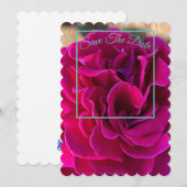 Invitation Mind Edition : Scalloped Enregistrer La Date (Devant / Derrière)