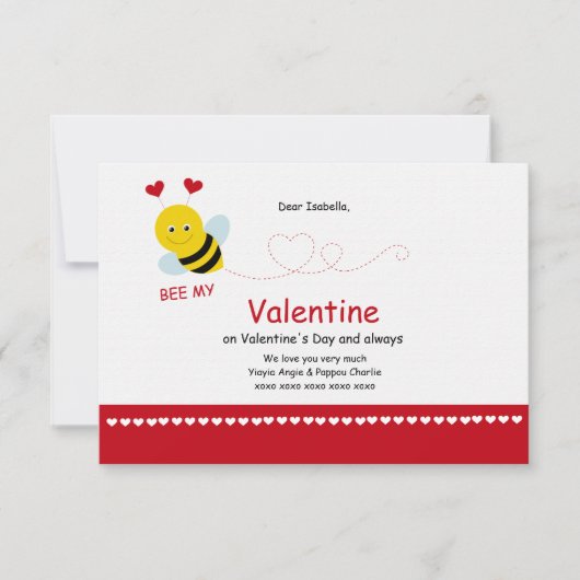 Invitation Mine d'abeille (Devant)