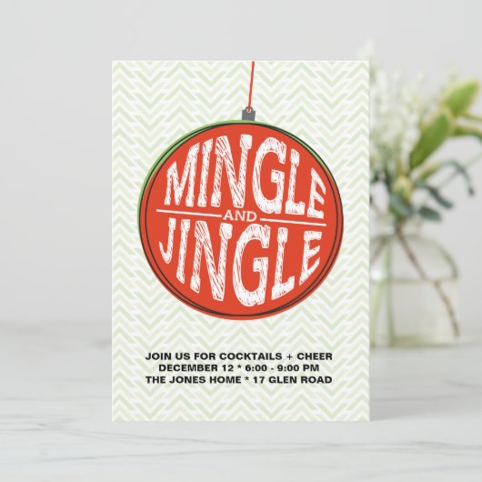 Invitation Mingle + Jingle (Debout devant)