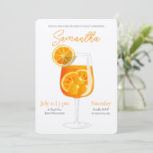 Invitation Mini Aperol Spritz Bachelorette Party (Debout devant)