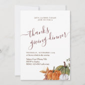 Invitation Mini Arc Photo Bourgogne Merci Dîner Donnant (Devant)