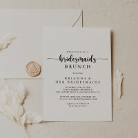 Mini-calligraphie Bridesservatrices Brunch Shower