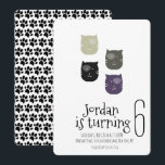 Invitation Mini Chat Kitten Pet pour animaux de compagnie fêt<br><div class="desc">Magasinez Adorable Minimalist Chat Invitations et fournitures de fête Conçu par Dream Big Digital Design</div>