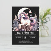 Invitation Mini-Cheval numérique Anniversaire (Debout devant)