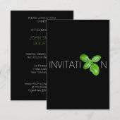 Invitation Mini dîner italien (Devant / Derrière)