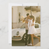 Invitation Mini écriture rien de fantaisie juste l'amour Invi (Dos)