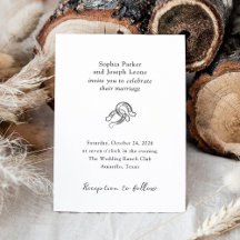 Mini-fer à cheval | Mariage noir et blanc rustique