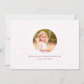 Invitation Mini mignon princesse Tiara Anniversaire Whimsical (Dos)