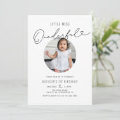 Invitation Mini-Miss Onederday 1er anniversaire (Debout devant)