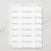 Invitation Mini-Miss Onederday 1er anniversaire (Dos)