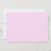 Invitation Mini Photo Sweet 16 Anniversaire (Dos)