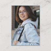 Invitation Mini pour la fête multi-photos de remis (Dos)