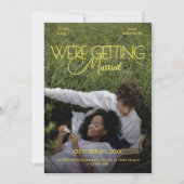 Invitation Mini-romance poster photo mariage (Devant)