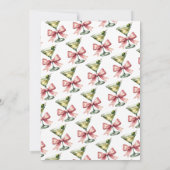 Invitation Mini-Sale Trente Martini Rose Bow Anniversaire (Dos)