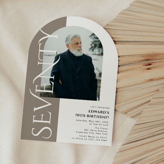 Invitation Miniature 70e anniversaire
