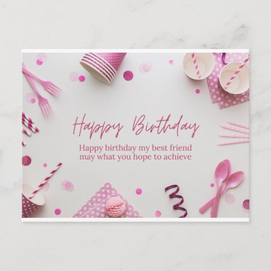 Invitation miniature de la carte d'anniversaire  (Devant)