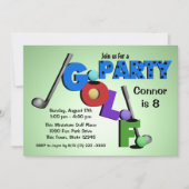 Invitation Miniature Golf (Devant)