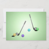 Invitation Miniature Golf (Dos)