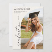 Invitation Miniature minimaliste de l'arc photo (Devant)