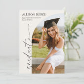 Invitation Miniature minimaliste de l'arc photo (Debout devant)