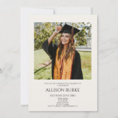 Invitation Miniature minimaliste de l'arc photo (Dos)