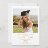 Invitation Miniature minimaliste de l'arc photo (Dos)