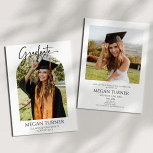 Invitation Miniature minimaliste de l'arc photo