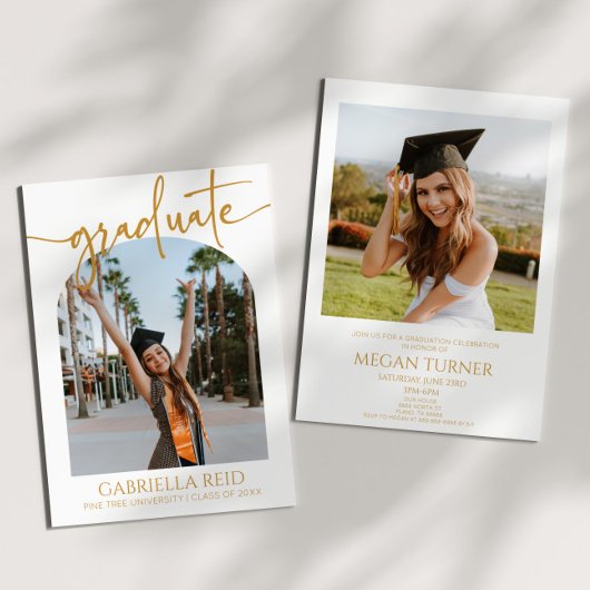 Invitation Miniature minimaliste de l'arc photo